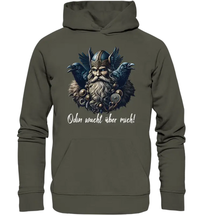 Odin wacht über mich  - Organic Basic Hoodie - Donnerwolf