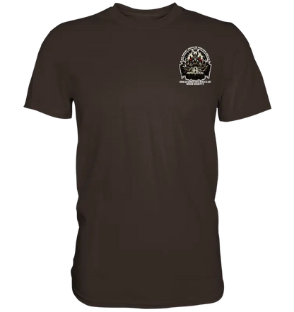 Odin wartet an seiner Tafel auf mich  - Premium Shirt (Beidseitiger Druck) - Donnerwolf