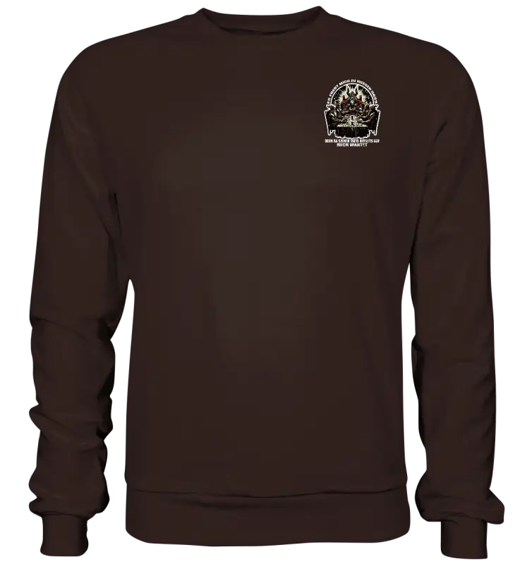 Odin wartet an seiner Tafel auf mich  - Sweatshirt (Beidseitiger Druck) - Donnerwolf