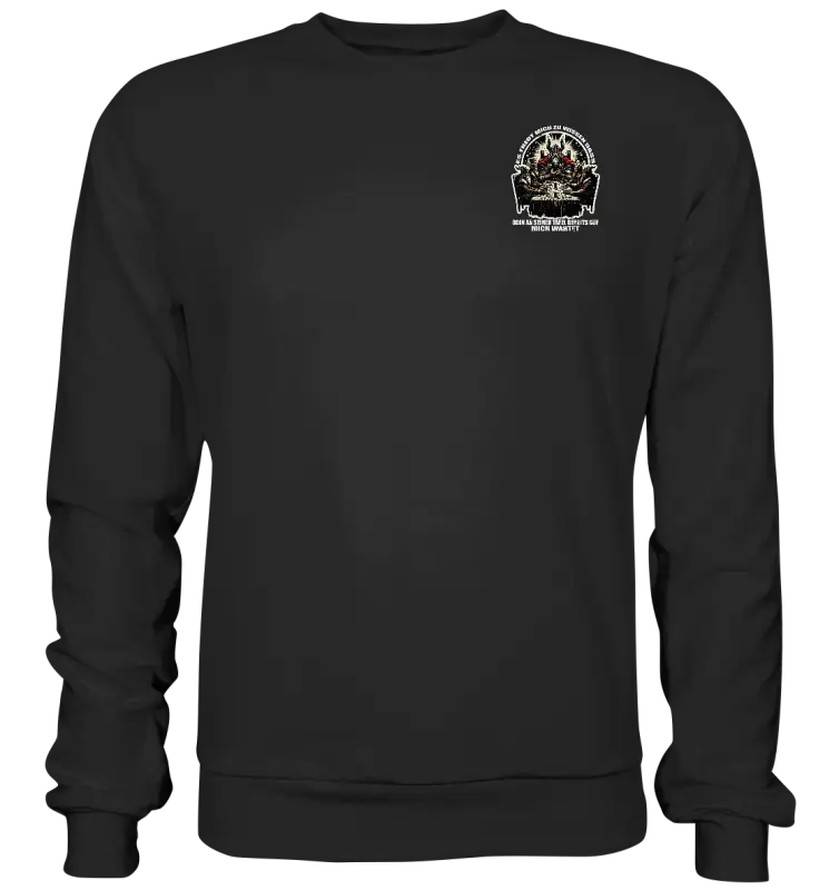 Odin wartet an seiner Tafel auf mich  - Sweatshirt (Beidseitiger Druck) - Donnerwolf