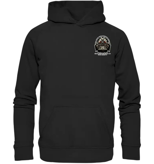 Odin wartet an seiner Tafel auf mich  - Unisex Hoodie (Beidseitiger Druck) - Donnerwolf