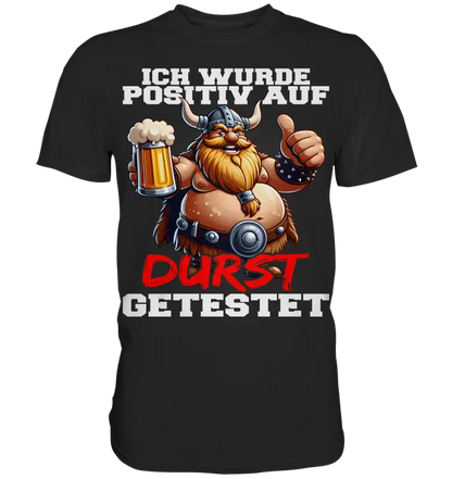 positiv auf Durst getestet - Herren Shirt - Donnerwolf