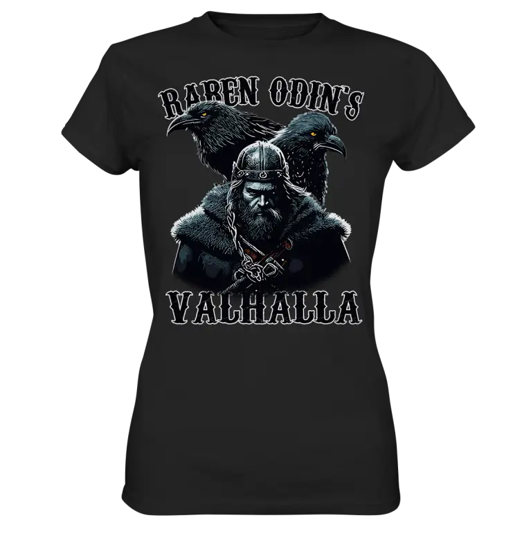 Raben Odins  - Damen Premium Shirt - Donnerwolf