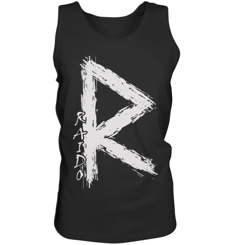"Raido Rune" Wikinger-Premiumshirt – Der Weg des Reisenden - Tank-Top - Donnerwolf