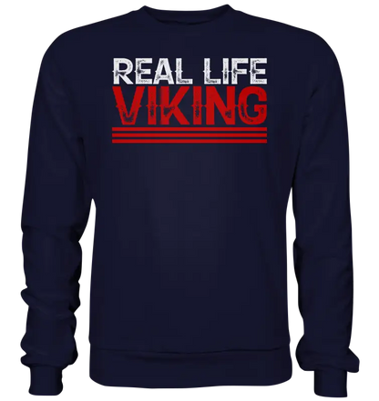 Real Life Viking - Basic Sweatshirt - Oxford Navy / XS - Sweatshirts