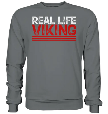 Real Life Viking - Basic Sweatshirt - Steel Grey (Solid) / XS - Sweatshirts