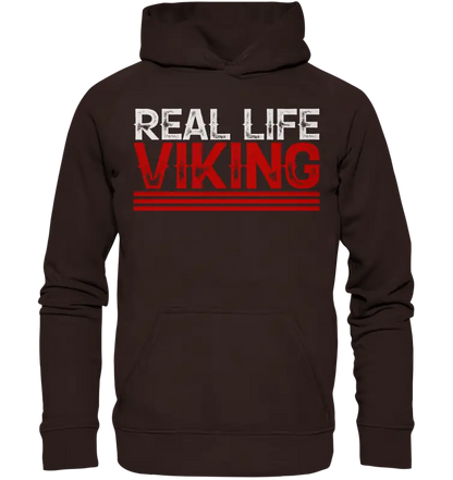 Real Life Viking - Unisex Hoodie - Hot Chocolate / XS - Hoodies