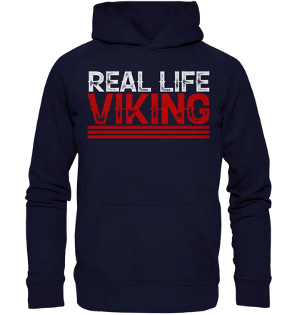 Real Life Viking - Unisex Hoodie - Oxford Navy / XS - Hoodies