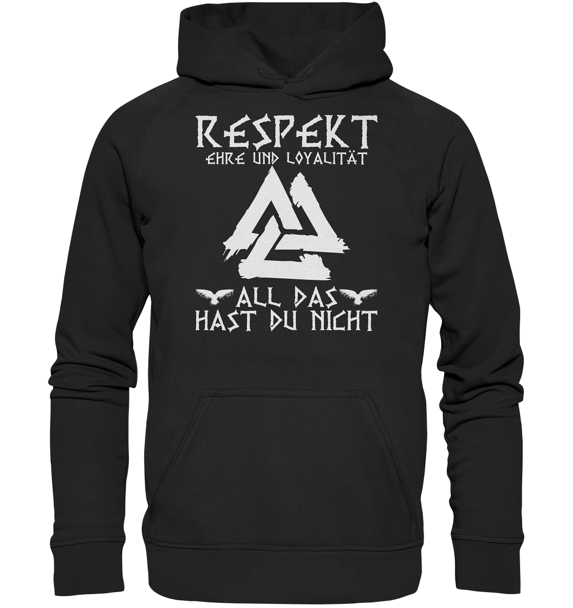Respekt Ehre Loyalität - Unisex Hoodie - Deep Black / XS - Hoodies