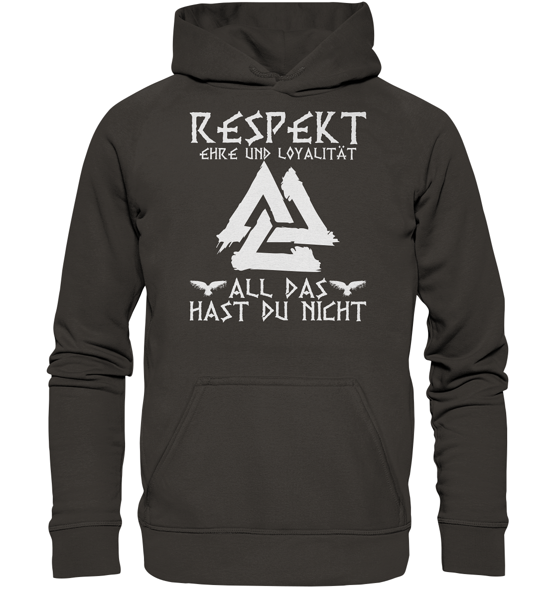 Respekt Ehre Loyalität - Unisex Hoodie - Storm Grey (Solid) / XS - Hoodies