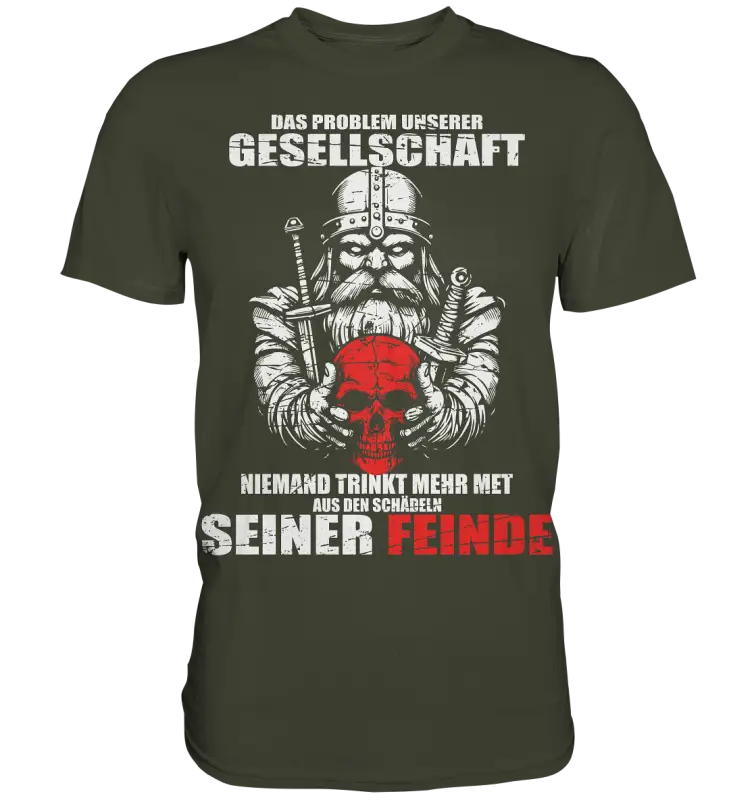 Seiner Feinde - Premium Shirt - Donnerwolf