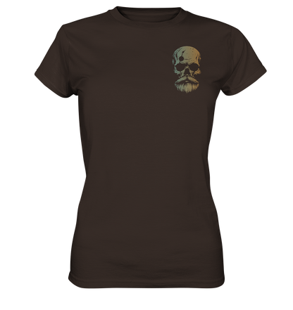 Skull Viking - Damen Shirt - Brown / XS - Lady-Shirts