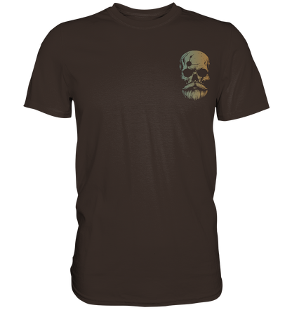 Skull Viking - Herren Shirt - Brown / XS - Unisex-Shirts