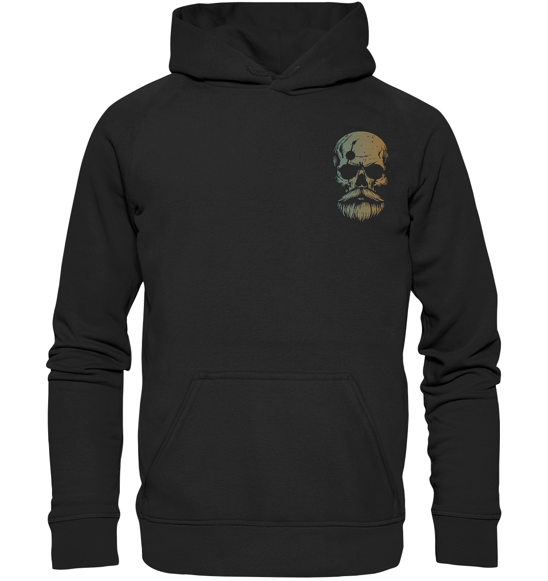 Skull Viking - Unisex Hoodie - Deep Black / XS - Hoodies