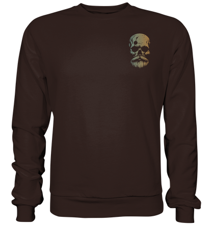 Skull Viking - Unisex Sweatshirt - Hot Chocolate / XS - Sweatshirts