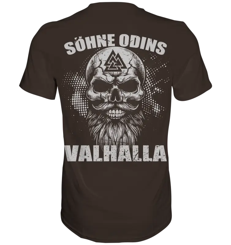 Söhne Odins - Premium Shirt (Beidseitiger Druck) - Donnerwolf