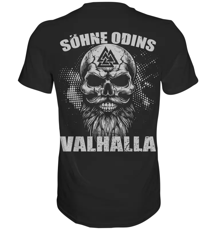 Söhne Odins - Premium Shirt (Beidseitiger Druck) - Donnerwolf