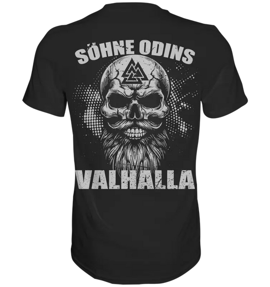 Söhne Odins - Premium Shirt (Beidseitiger Druck) - Donnerwolf