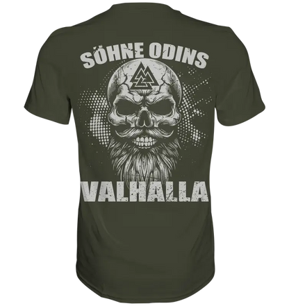 Söhne Odins - Premium Shirt (Beidseitiger Druck) - Donnerwolf