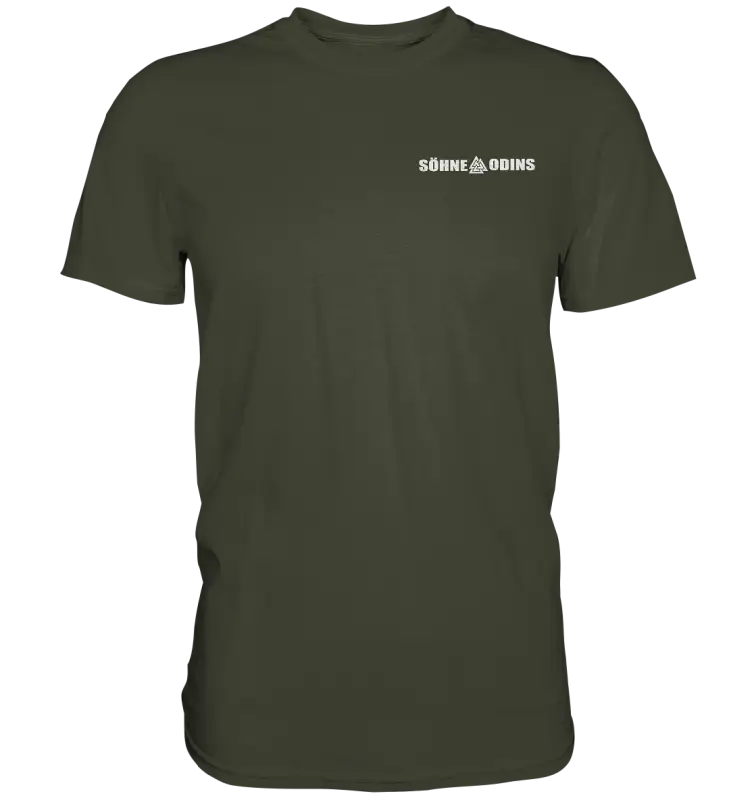 Söhne Odins - Premium Shirt (Beidseitiger Druck) - Donnerwolf