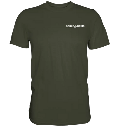 Söhne Odins - Premium Shirt (Beidseitiger Druck) - Donnerwolf