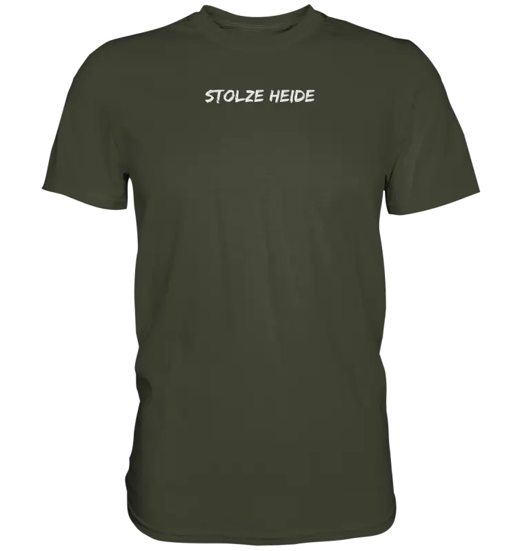 Stolze Heide - Premium Shirt (Beidseitiger Druck) - Urban Khaki / XS - Unisex-Shirts