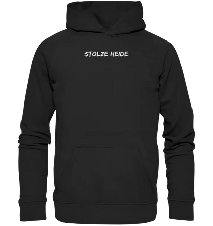 Stolze Heide - Unisex Hoodie (Beidseitiger Druck) - Deep Black / XS - Hoodies