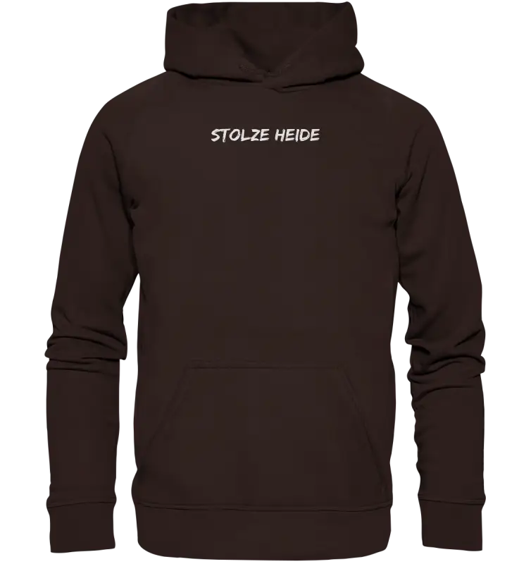 Stolze Heide - Unisex Hoodie (Beidseitiger Druck) - Hot Chocolate / XS - Hoodies