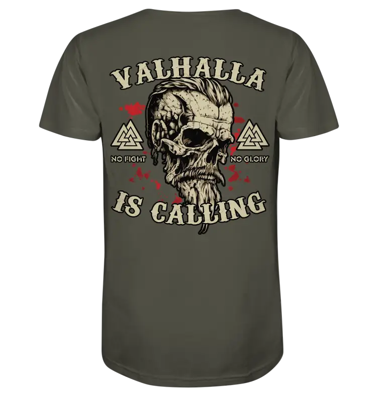 Valhalla is Calling - Herren Organic Shirt - Donnerwolf