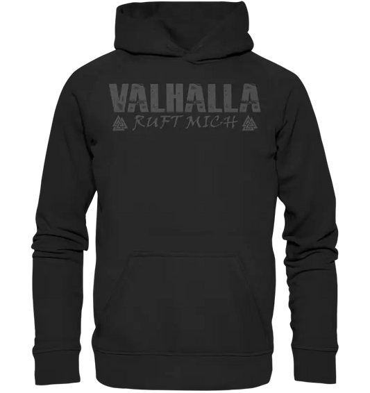 Valhalla ruft mich! - Unisex Hoodie (Beidseitiger Druck) - Deep Black / XS - Hoodies