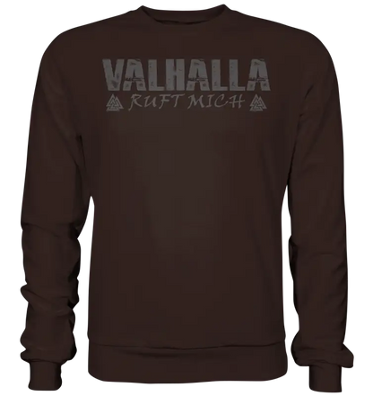Valhalla ruft mich! - Unisex Sweatshirt (Beidseitiger Druck) - Hot Chocolate / XS - Sweatshirts