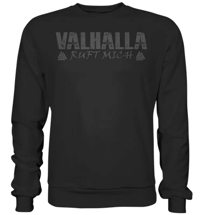 Valhalla ruft mich! - Unisex Sweatshirt (Beidseitiger Druck) - Jet Black / XS - Sweatshirts