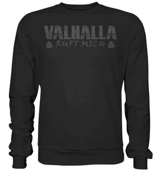 Valhalla ruft mich! - Unisex Sweatshirt (Beidseitiger Druck) - Jet Black / XS - Sweatshirts
