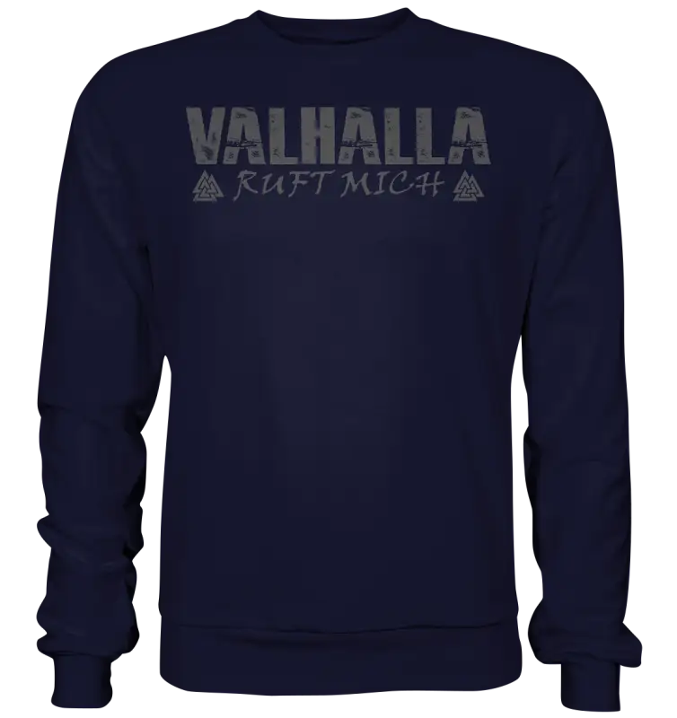 Valhalla ruft mich! - Unisex Sweatshirt (Beidseitiger Druck) - Oxford Navy / XS - Sweatshirts