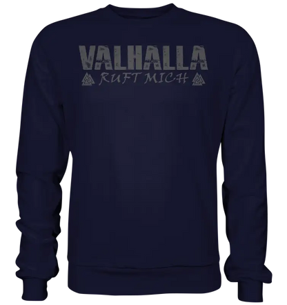 Valhalla ruft mich! - Unisex Sweatshirt (Beidseitiger Druck) - Oxford Navy / XS - Sweatshirts