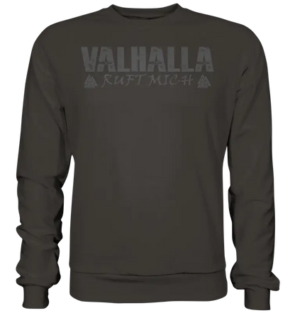 Valhalla ruft mich! - Unisex Sweatshirt (Beidseitiger Druck) - Storm Grey (Solid) / XS - Sweatshirts