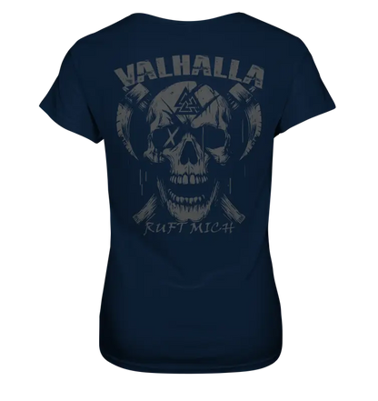Valhalla ruft mich! - Wikinger Damen Shirt (Beidseitiger Druck) - Lady-Shirts