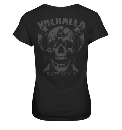 Valhalla ruft mich! - Wikinger Damen Shirt (Beidseitiger Druck) - Lady-Shirts