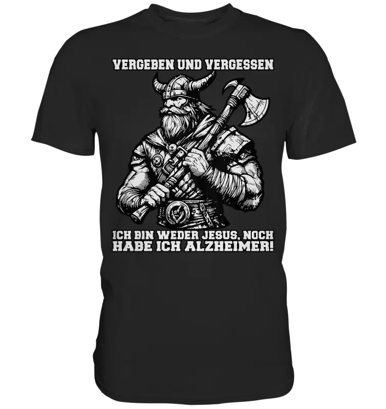Vergeben und Vergessen - Herren Premium Shirt - Donnerwolf