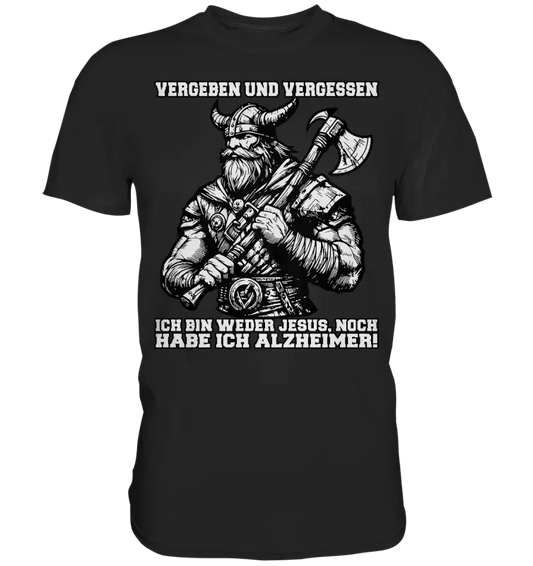Vergeben und Vergessen - Herren Premium Shirt - Donnerwolf