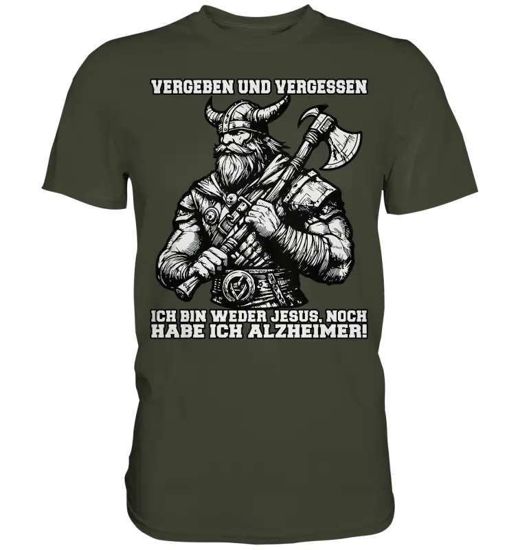 Vergeben und Vergessen - Herren Premium Shirt - Donnerwolf