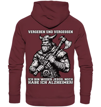 Vergeben und Vergessen - Organic Basic Hoodie - Donnerwolf