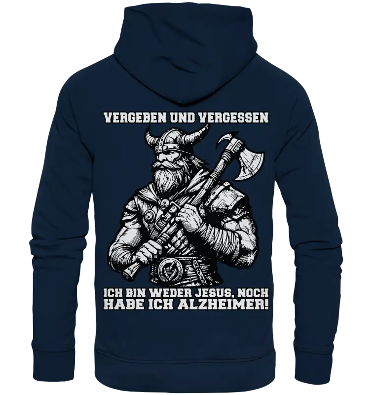Vergeben und Vergessen - Organic Basic Hoodie - Donnerwolf