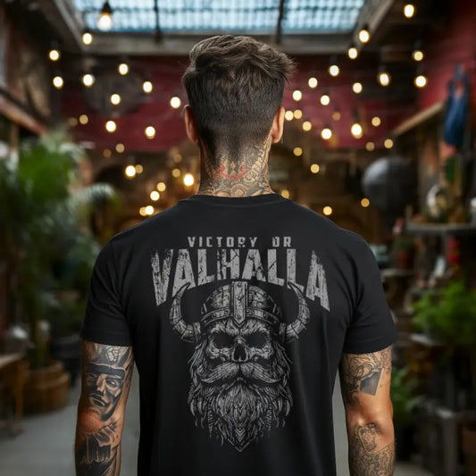 Victory of Valhalla - Premium Shirt (Beidseitiger Druck) - Donnerwolf