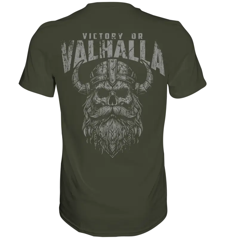 Victory of Valhalla - Premium Shirt (Beidseitiger Druck) - Donnerwolf