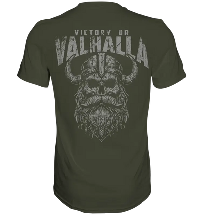 Victory of Valhalla - Premium Shirt (Beidseitiger Druck) - Donnerwolf