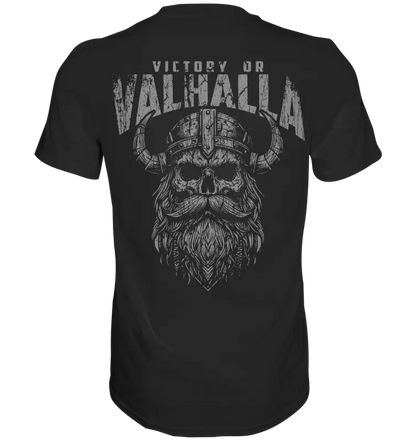 Victory of Valhalla - Premium Shirt (Beidseitiger Druck) - Donnerwolf