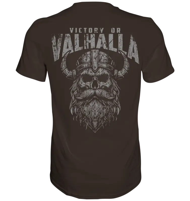 Victory of Valhalla - Premium Shirt (Beidseitiger Druck) - Donnerwolf