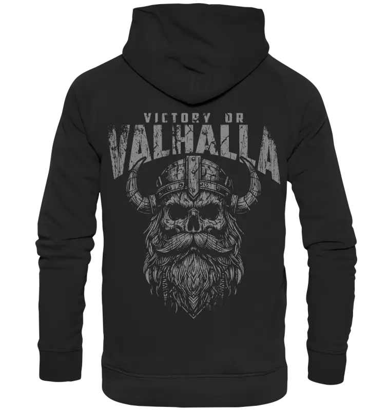 Victory of Valhalla - Unisex Hoodie (Beidseitiger Druck) - Donnerwolf