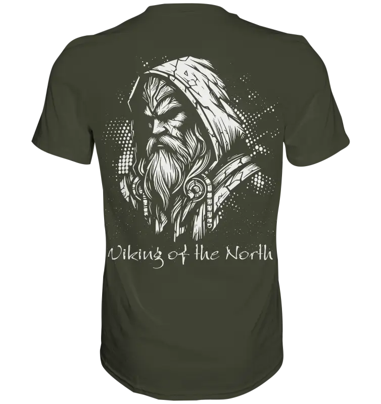 Viking of the North - Herren Shirt (Beidseitiger Druck) - Donnerwolf